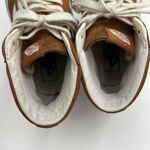 Vans Off The Wall Scotchgard Brown Suede 3M Sneaker Shoes High Top Men’s Size 7 - Picture 10 of 11